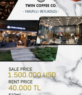 مغازه – کافه به متراژ510 مترمربع در منطقه بیلیک‌دوزو استانبول