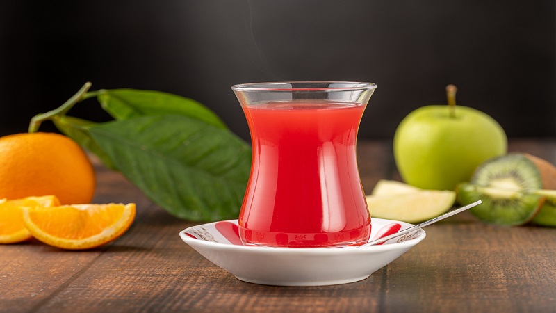چای میوه ای از نوشیدنی های ملی ترکیه