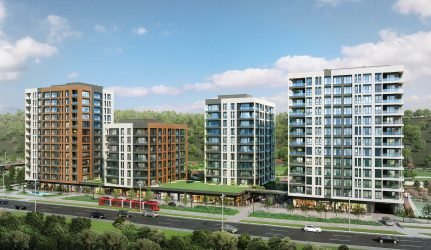نمای بیرونی خرید واحد 1 خوابه با 1.165.000 لیر در منطقه Kağıthane