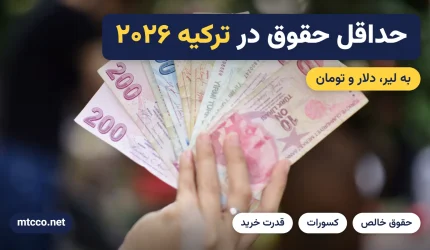 حداقل حقوق در ترکیه ۲۰۲۶
